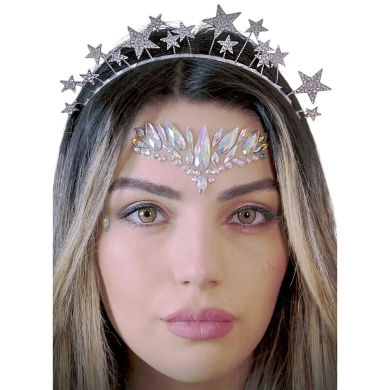 קשת כוכבים עם אבנים מפוארת