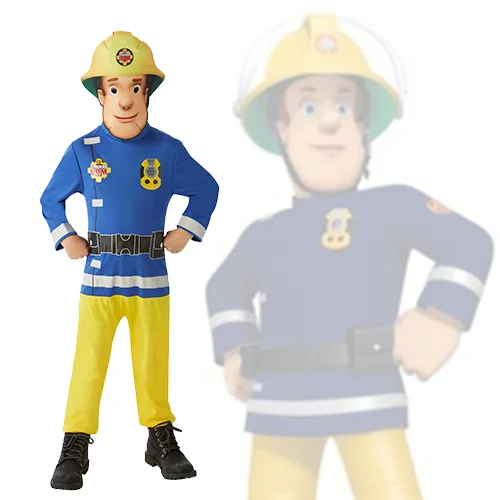 תחפושת סמי הכבאי לתינוקות וילדים כולל מסכה