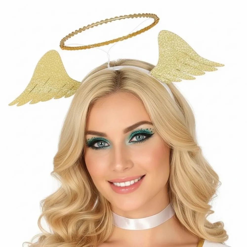 קשת הילה זהב למלאך מפוארת