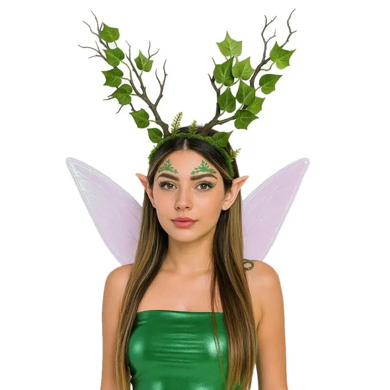 קשת ענפים ועלים לפיית יער