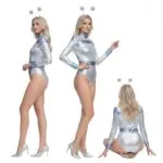 תחפושת חייזר סייבר פאנק כסופה תמונה 9