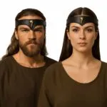 אביזר ראש מעור גולגולת | סרט ראש לוחם וויקינג פנטזיה, עבודת יד פרימיום