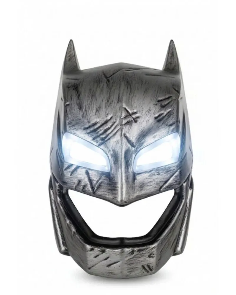 מסכת באטמן (Batman) מקורית לילדים עם אור: עיצוב קרב רשמי לגיבורים קטנים