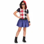 תחפושת הארלי קווין DC Super Hero Girls של Rubie's לילדות