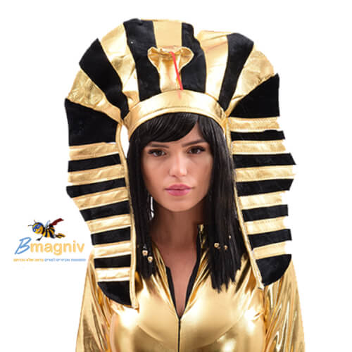 כובע פרעה מלך מצרים כובע מהודר לתחפושת פרעה