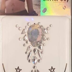 מדבקות אבנים עם אורות להדבקה על הגוף