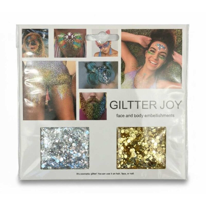 מארז נצנצים פרימיום Glitter Joy לפנים, לגוף ולשיער