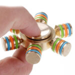 ספינר מתכת יוקרתי Fidget Spinner ספינר יוקרתי מודולרי זוהר בחושך