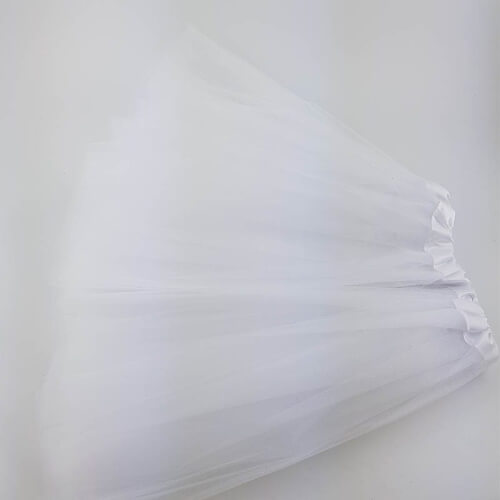 חצאית טוטו לבנה חצאית לפורים חצאית לתחפושת