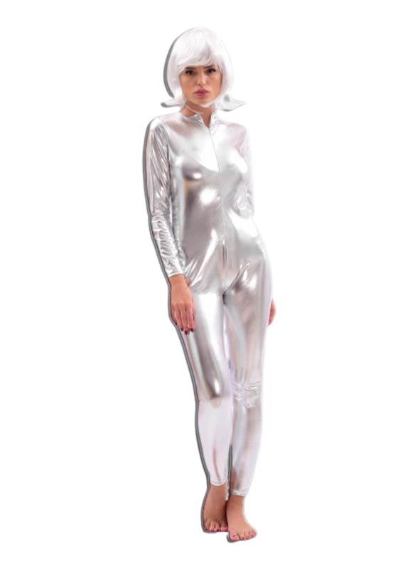 אוברול כסף לאישה ONE Size XS -S