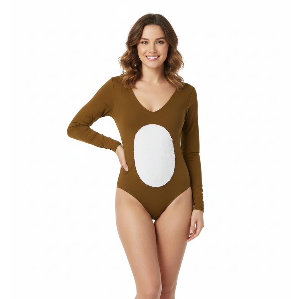 בגד גוף במבי לנשים ולילדות עשוי לייקרה איכותית 🦌✨