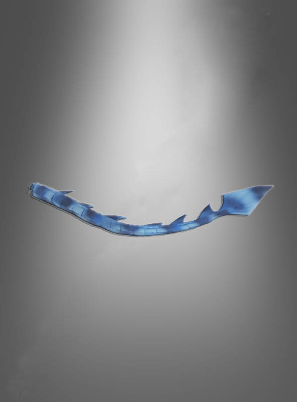 זנב דרקון קטן כחול עשוי מחומר איכותי וקל PU