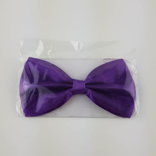 עניבת פפיון סגול עשוי סאטן עניבה מתכוונת להתאמה לכל צוואר