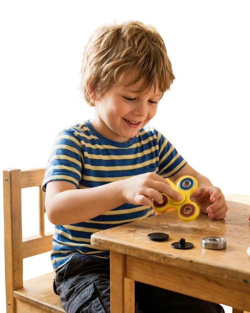 ספינר פידג' Fidget Spinner : ספינר מקורי עם מנגנון קרמי