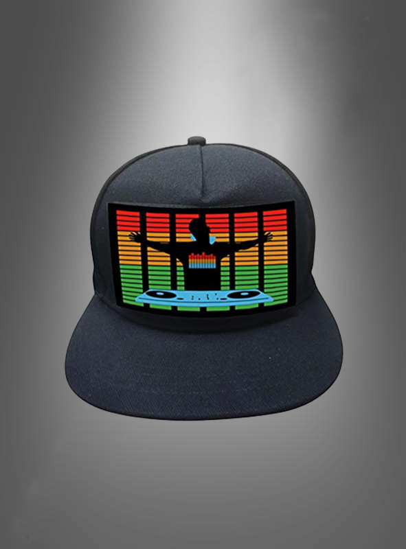 כובע אקולייזר Lighting LED cap - DJ דגם 