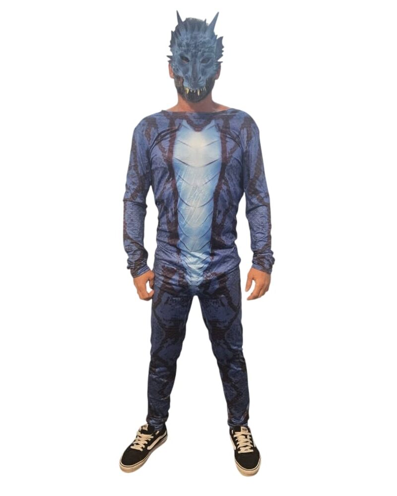 תחפושת דרקון כחול לגבר