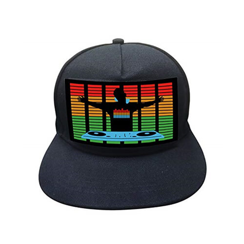 כובע אקולייזר Lighting LED cap – DJ דגם DJ