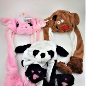 כובע חיות אייל מדליק עם אורות ואוזניים זזות