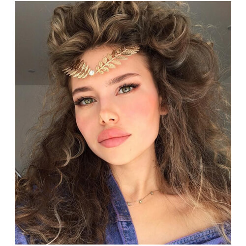 כתר אלה יוונייה מתכת מפואר