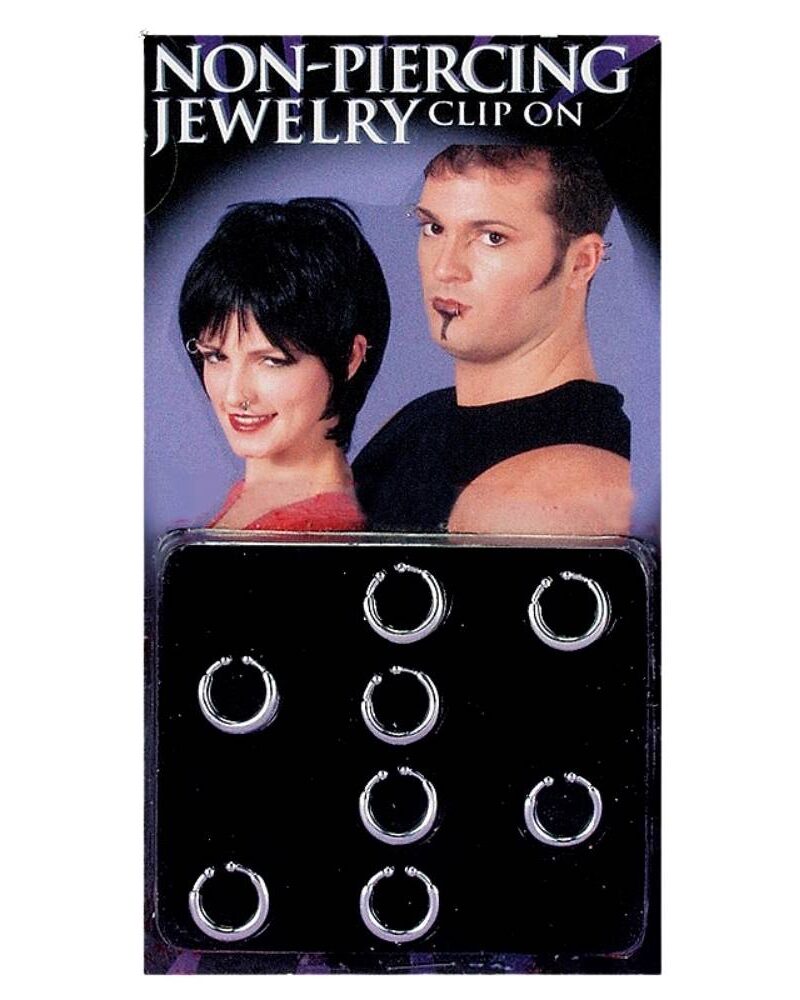 סט עגילים פירסינג לרוקיסט