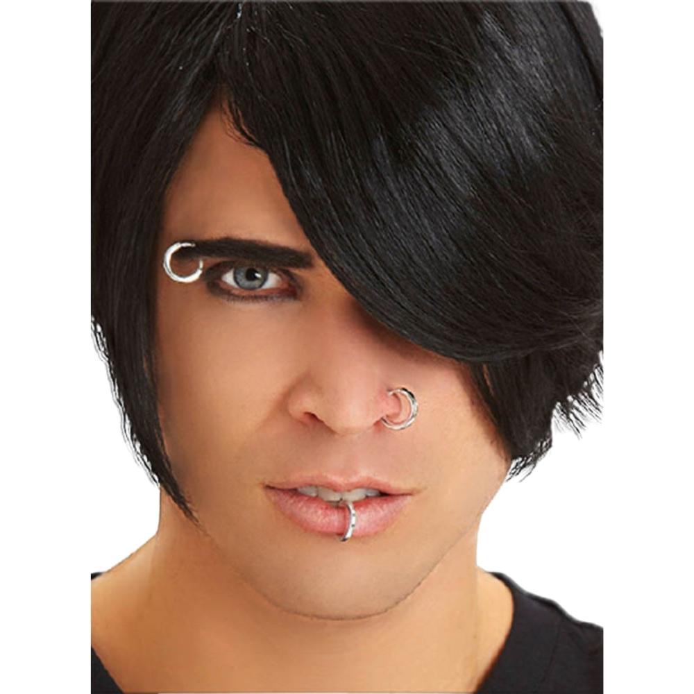 סט עגילים פירסינג לרוקיסט