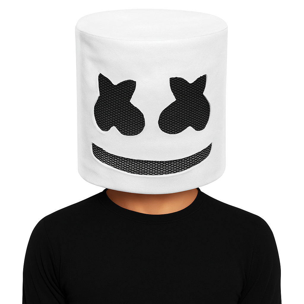 מסכת די ג'י מרשמלו לטקס מלאה מסכת השנה DJ Marshmello