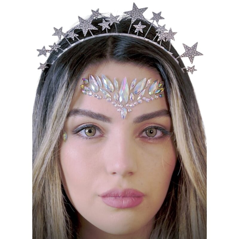 קשת כוכבים עם אבנים מפוארת