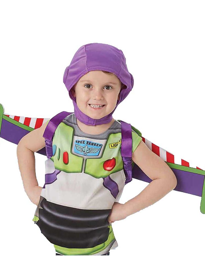 תחפושת סט באז שנות אור עם כנפיים לילדים