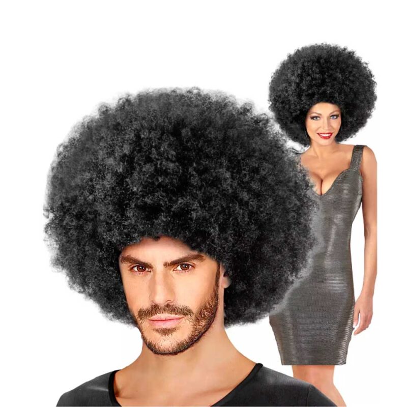 פאה אפרו ענקית שחורה