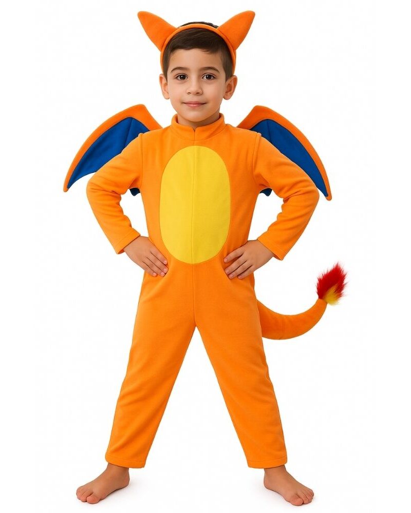 תחפושת דרקון כתום צריזרד