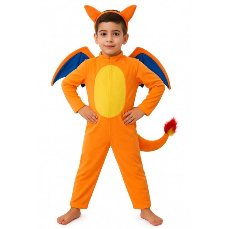תחפושת דרקון כתום צריזרד