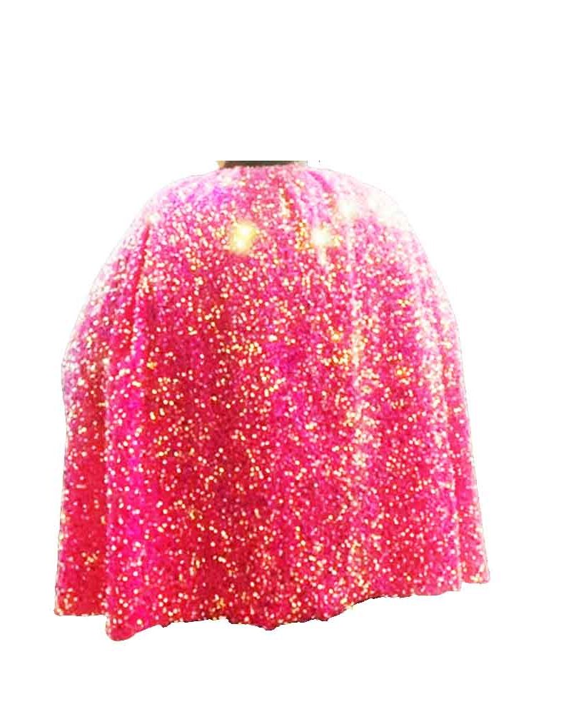 גלימת פייטים מפוארת עם קפוצ'ון