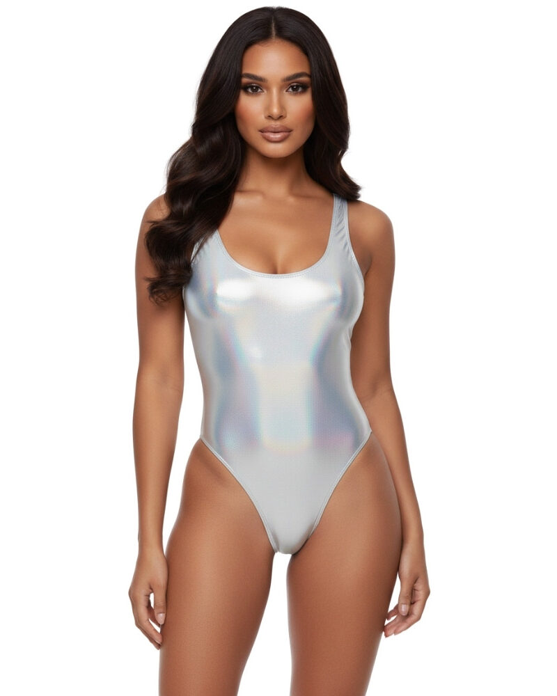 בגד גוף מבריק מנצנץ בעיצוב מיוחד✨