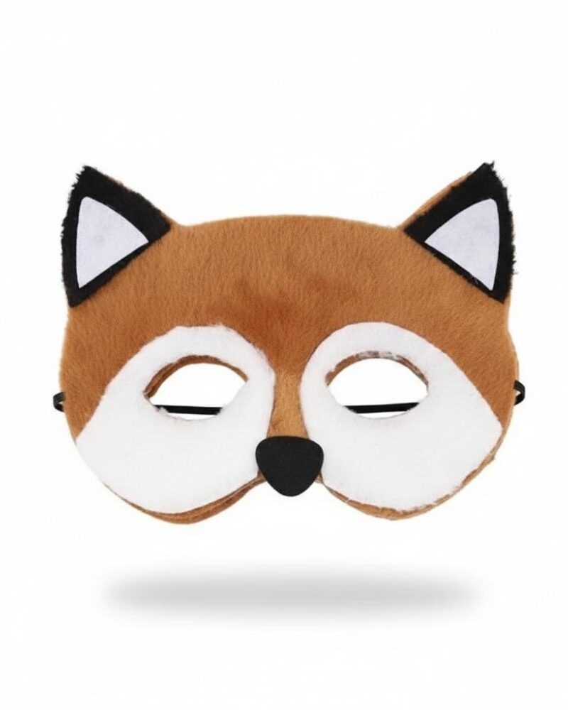 מסכה שועל DIY עשו זאת בעצמכם עם תאורת לד לילדים מגיל 3 ומעלה 🦊✨