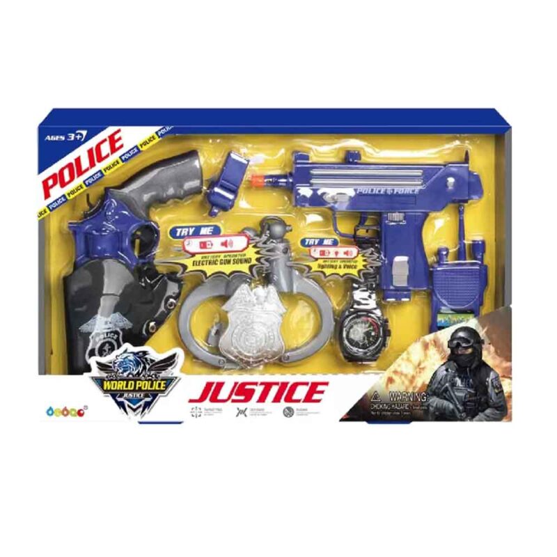 סט שוטר הכוחות המיוחדים לילדים: 8 חלקים