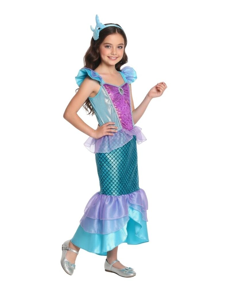 תחפושת בת הים דלוקס לילדה 🧜♀