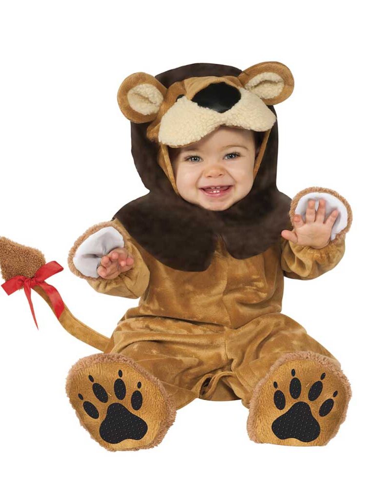 תחפושת אריה ביבי לתינוקות רוביס – גיל 12-24 חודשים (82-90 ס"מ)