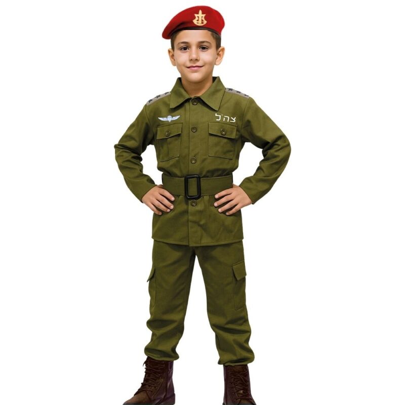 תחפושת חייל מפקד קרבי דרגת אלוף משנה