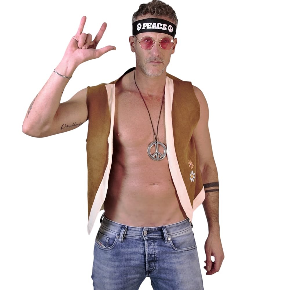 וסט היפי מעוצב פורים 2025