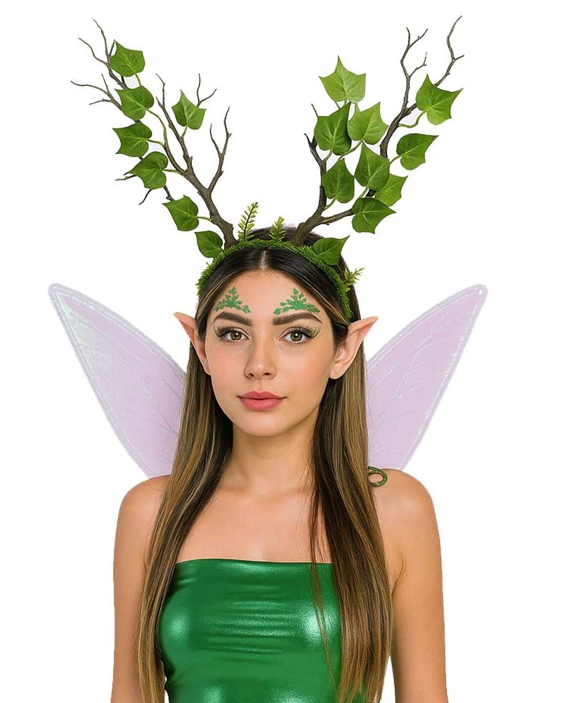 קשת ענפים ועלים לפיית יער