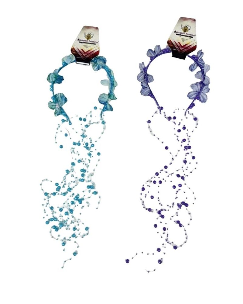 קשת פרחים עם חרוזים