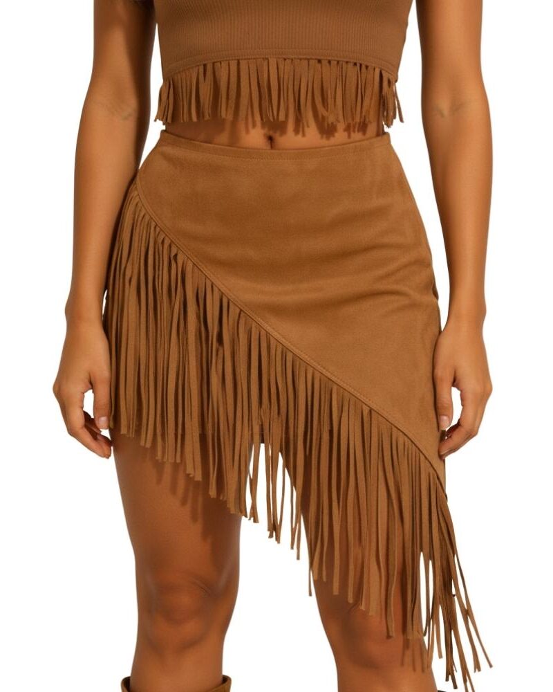 חצאית פרנזים מעוצבת