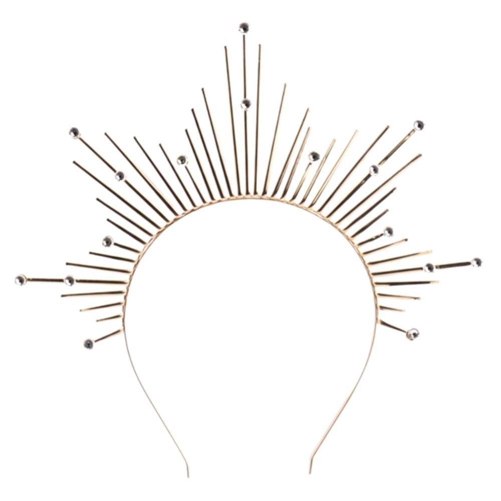 👑 כתר שמש מתכת מעוצבת