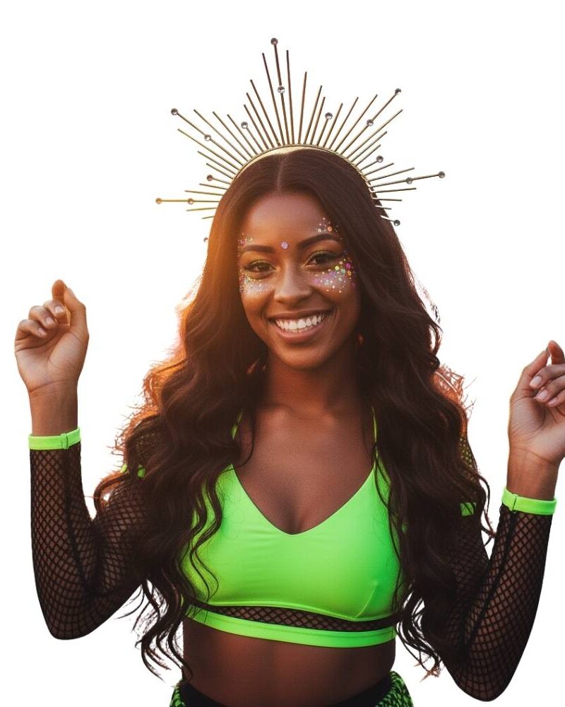 👑 כתר שמש מתכת מעוצבת