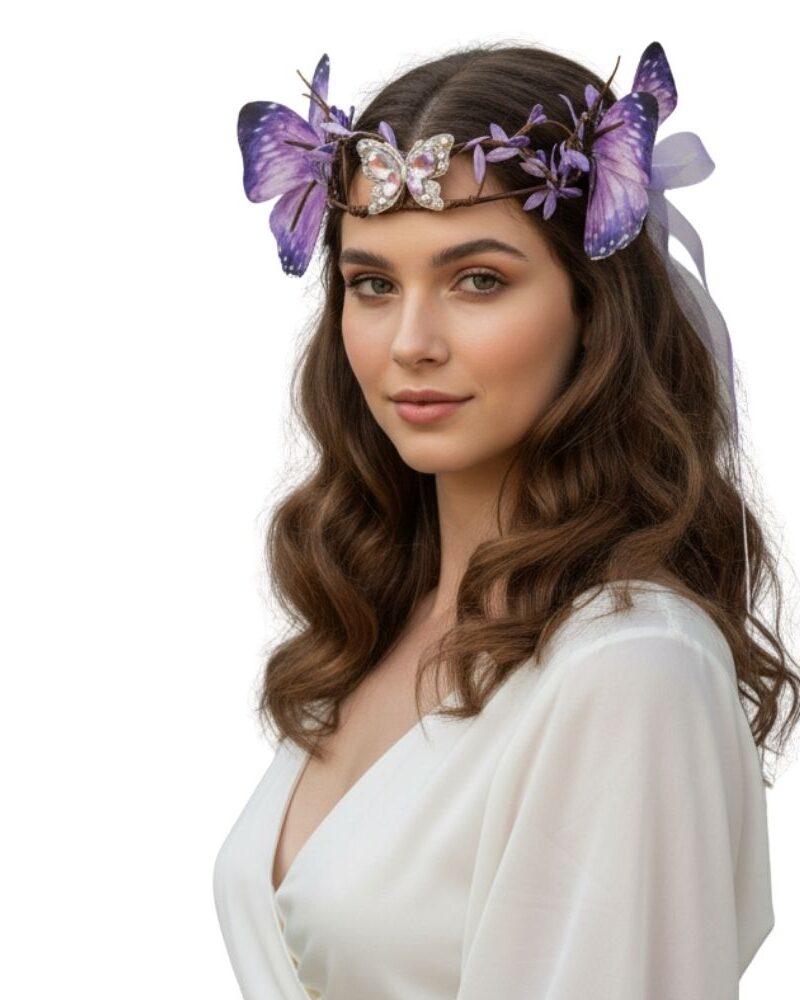 נזר פיות פרפרים קסום