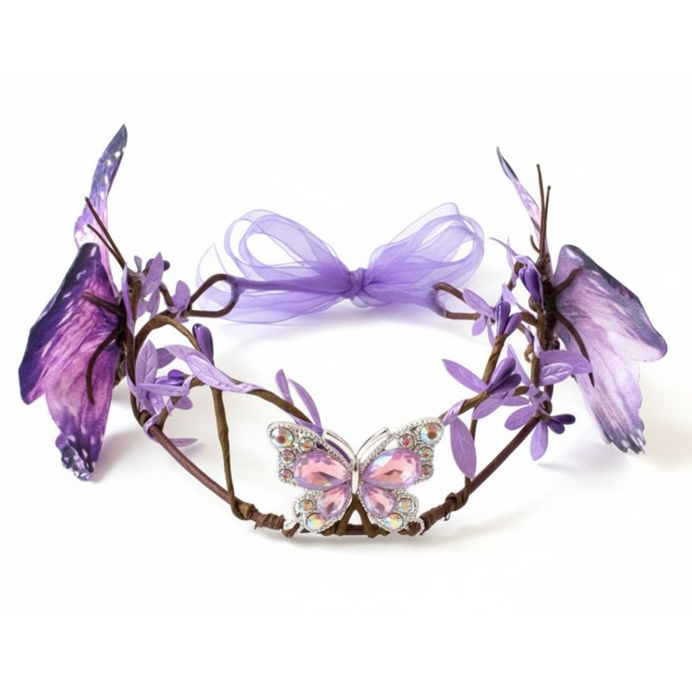 נזר פיות פרפרים קסום