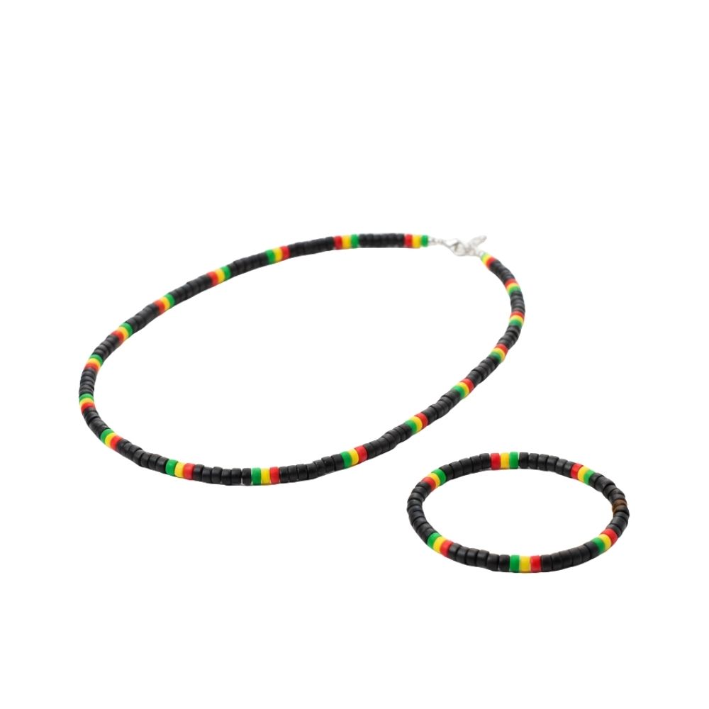 סט שרשרת וצמיד רגאיי