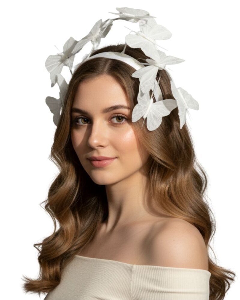 קשת פרפרים לבנים גדולים