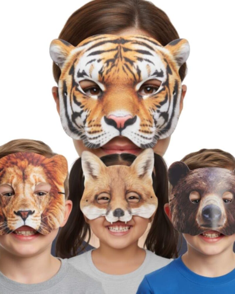 מסכות EVA חיות 🦁  אריה / דב / נמר / שועל