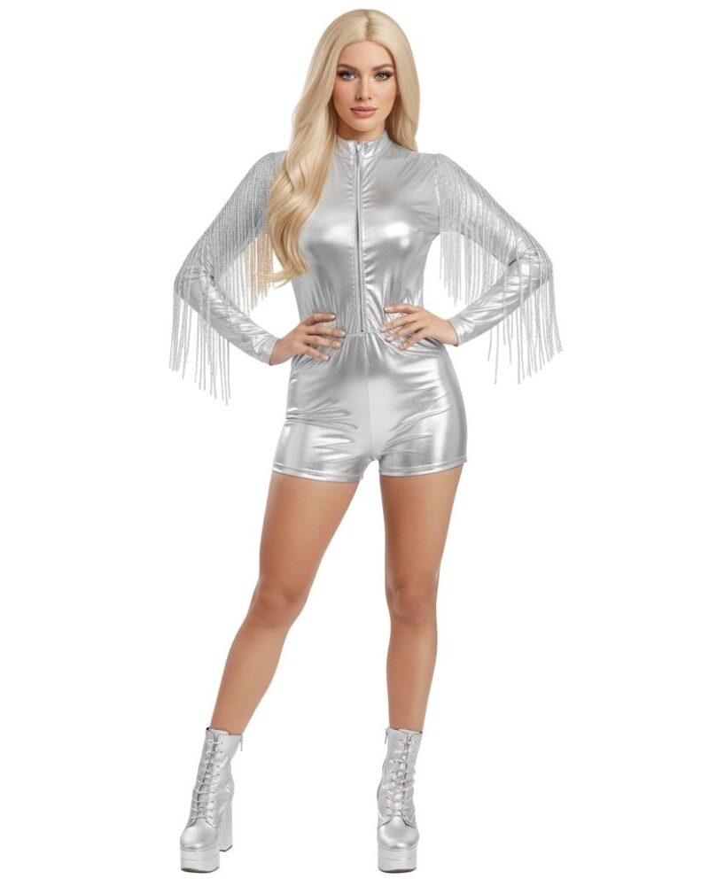 סרבל בוקרת קצר עם פרנזים 🤠✨